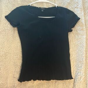 Tight black shirt